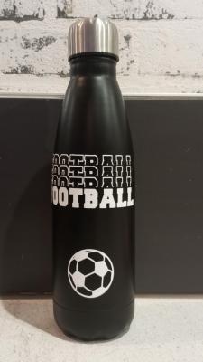 bouteille noire modèle football