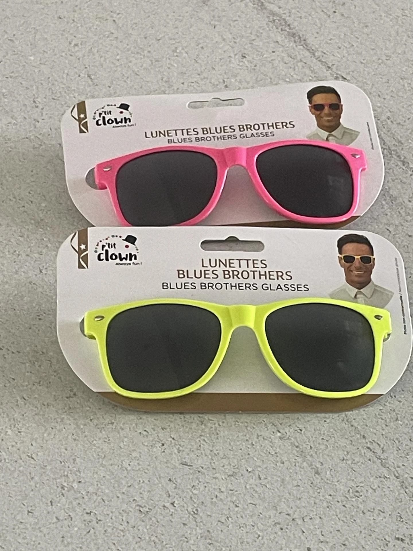 lunettes fluos pour fêtes